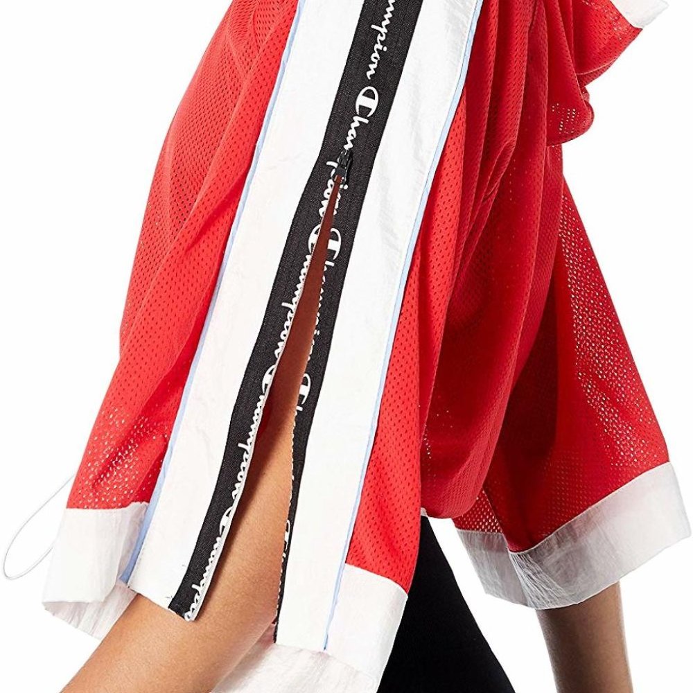 Champion Women's Cropped Mesh Top RED NWT - Picture 5 of 12